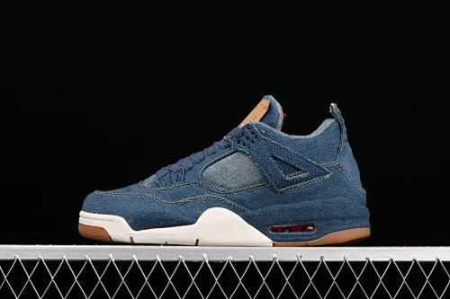 All categories Air Jordan Jordan series basketball shoes Air Jordan 4 G version Levi’s x Air Jordan 4 Denim AJ4 Joe 4 Levis joint denim blue AO2571-401
